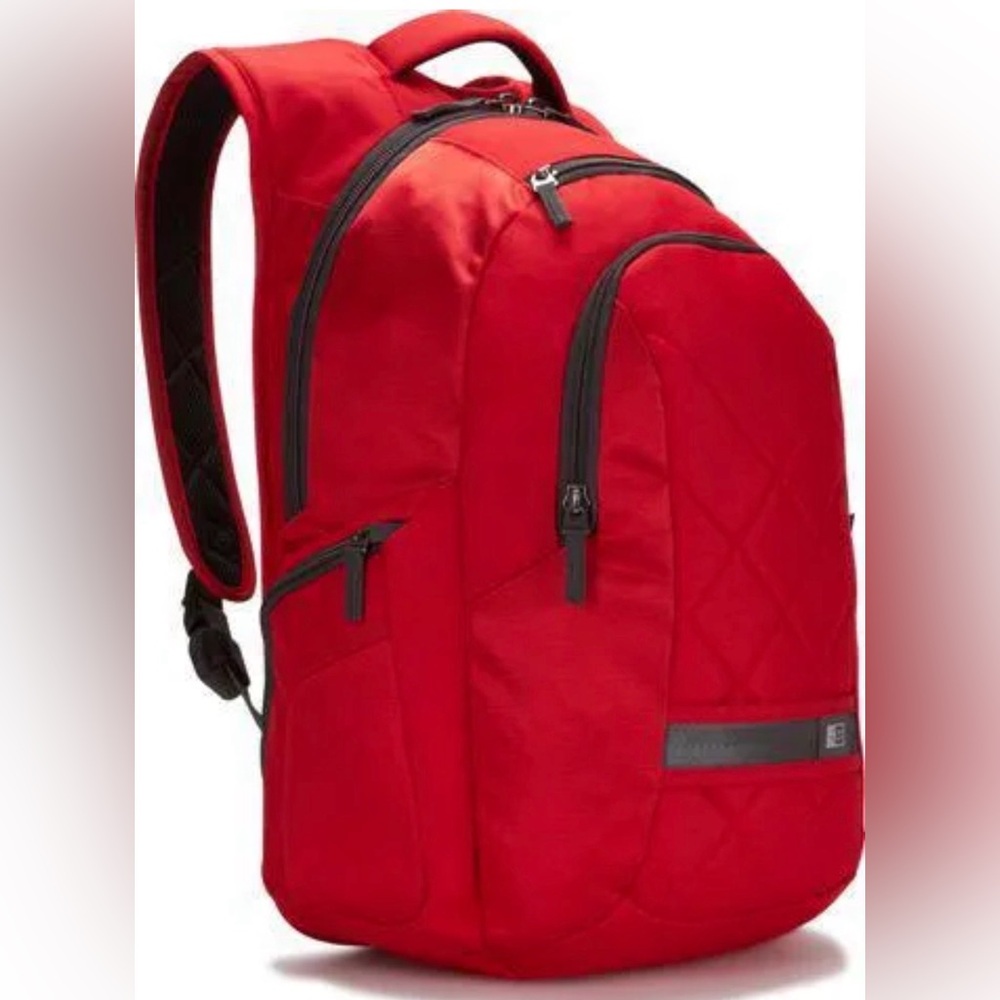 Case Logic Red 16" Laptop Backpack NWOT New Without Tags
